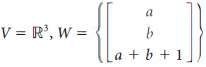 In Exercises 1-2, use Theorem 6.2 to determine whether W