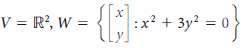 In Questions 1-3, determine whether W is a subspace of