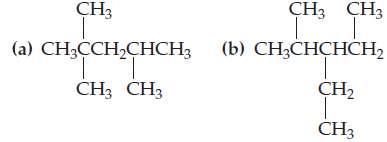 All the structures shown here have the molecular formula C8H18.