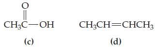 Which of these molecules is unsaturated? [Section 24.3]