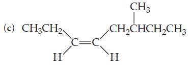 Name or write the condensed structural formula for the following