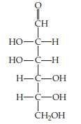 The structural formula for the linear form of D-mannose is
(a)