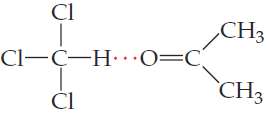 At 35 oC the vapor pressure of acetone, (CH3)2CO, is