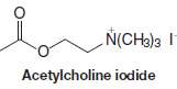 Outline a synthesis of acetylcholine iodide using dimethylamine, oxirane, iodomethane,