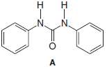 When N,N'-diphenylurea (A) is reacted with tosyl chloride in pyridine,
