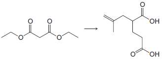 Outline a reaction sequence for synthesis of each of the