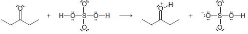 Add curved arrows to the following reactions to indicate the