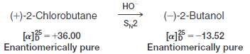 SN2 reactions that involve breaking a bond to a chirality