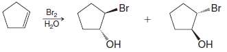 Write a mechanism to explain the following reaction.
(As a racemic