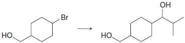 Write a retrosynthetic analysis and synthesis for the following transformation.