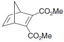 Diels-Alder reactions also take place with triple-bonded (acetylenic) dienophiles. Which