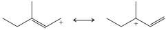 From each set of resonance structures that follow, designate the