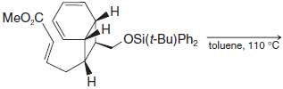 Draw the structure of the product from the following reaction