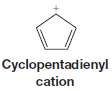 Apply the polygon-and-circle method to cyclopentadienyl cation and explain whether