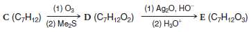 Give structures for compounds A-E.