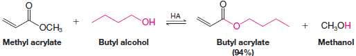 Esters can also be synthesized by transesterification
In this procedure we
