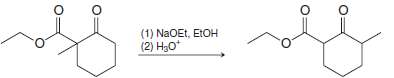 Provide a mechanism for each of the following reactions. 
(a)
(b)