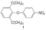P-Chloronitrobenzene was allowed to react with sodium 2,6-di-tert-butylphenoxide with the