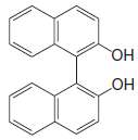 Explain how it is possible for 2, 29-dihydroxy-1, 19-binaphthyl (shown