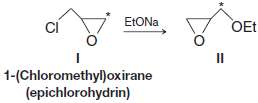 When sodium ethoxide reacts with 1-(chloromethyl)oxirane (also called epichlorohy drin),