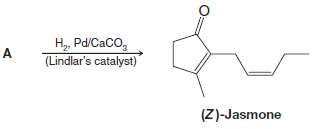 Write the structure of compound A, used in this synthesis