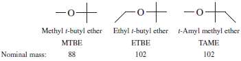 The gasoline additive methyl t-butyl ether (MTBE) has been leaking