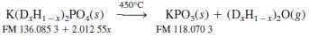 Thermogravimetric analysis and propagation of error.12 Crystals of deuterated potassium