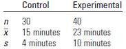 In Exercise 8.52, you compared the effect of stress in