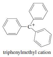 The triphenylmethyl cation is so stable that some of its