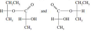 Which of the following pairs of compounds could be separated