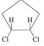 Star (*) each asymmetric carbon atom in the following examples,