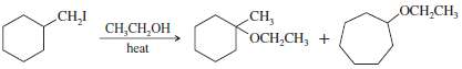 Propose a mechanism involving a hydride shift or an alkyl