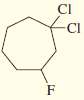 Give systematic (IUPAC) names for the following compounds.
(a)
(b)
(c)
(d)
(e)
(f)