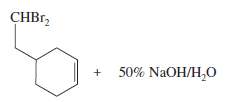 Predict the carbene addition products of the following reactions.
(a) cyclohexene