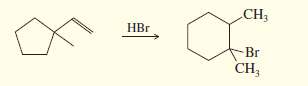 A routine addition of HBr across the double bond of