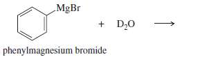 Predict the products of the following reactions.
(a) sec-butylmagnesium iodide +