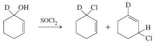 Two products are observed in the following reaction.
(a) Suggest a