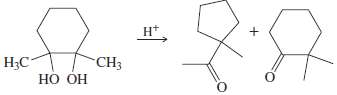 Propose a mechanism for each reaction.
(a)	
(b)