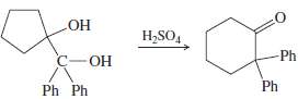 Propose a mechanism for each reaction.
(a)	
(b)
