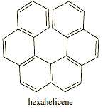 Hexahelicene seems a poor candidate for optical activity because all