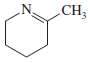 Give the structures of the carbonyl compound and the amine