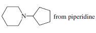 Show how to synthesize the following amines from the indicated