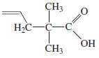 (a) Explain why the following substituted acetic acid cannot be