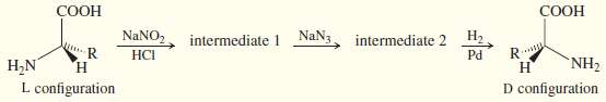 Sometimes chemists need the unnatural D enantiomer of an amino