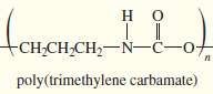 Poly(trimethylene carbamate) is used in high-quality synthetic leather. It has