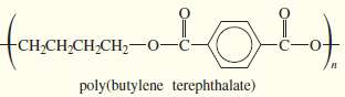Poly(butylene terephthalate) is a hydrophobic plastic material widely used in