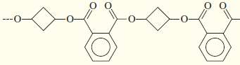 For each polymer shown below,
(i) Draw the monomer or monomers
