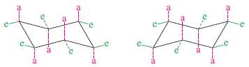 Draw 1, 2, 3, 4, 5, 6-hexamethylcyclohexane with all the
