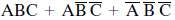 Construct a truth table for the following Boolean expressions:a.b.c.d.