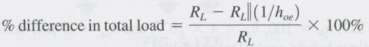 Given the typical values of RL = 2.2 kÎ© and